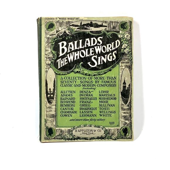 Antique Early 1900s Song Books & 80s Vintage Sheet Music Books Lot of 5 - Picture 10 of 12